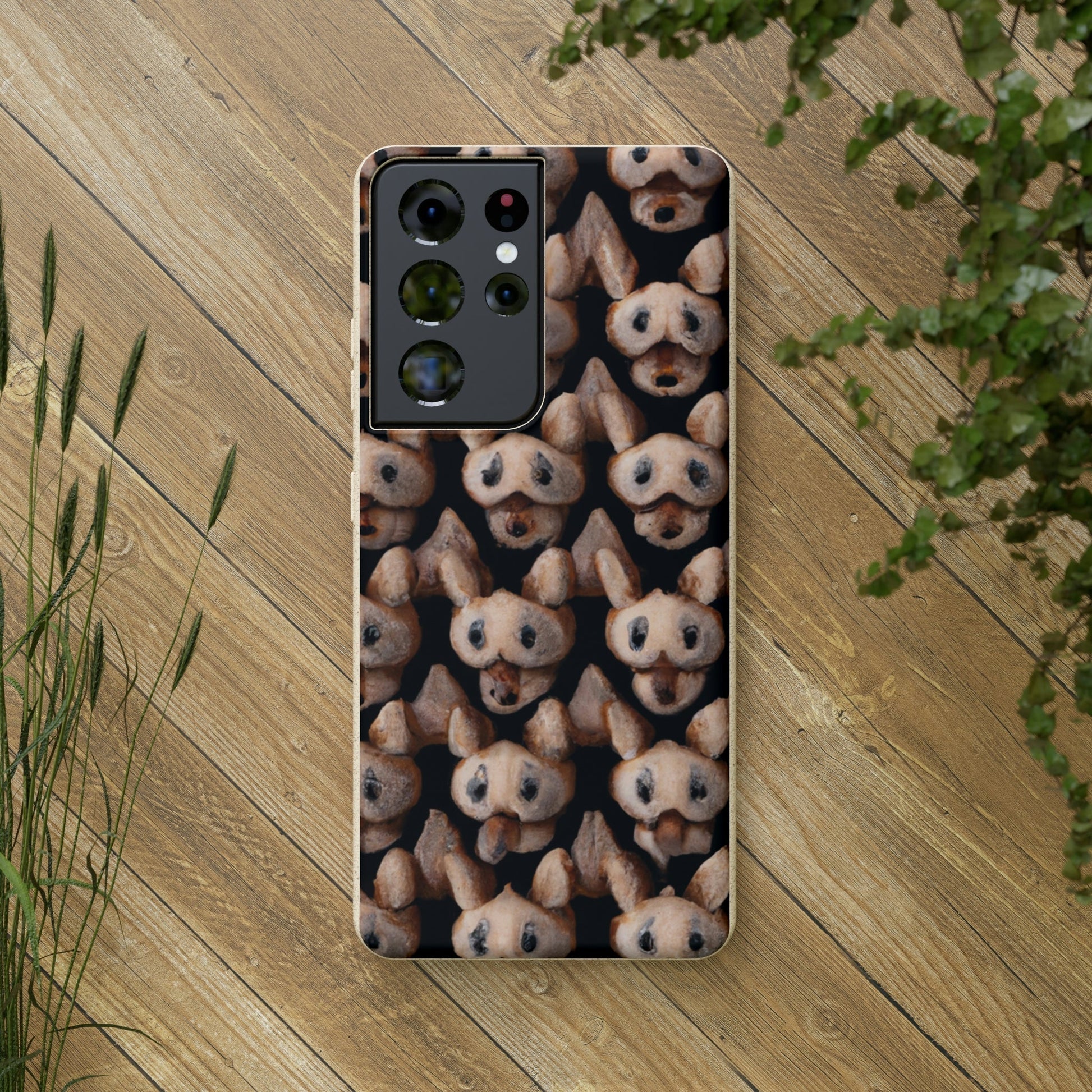 Biodegradeable iPhone Case Earth Friendly Android Phone Case-Biodegradable Phone Cases - Night Dogs - for iPhones and Samsung Android Phones-PhoneCaseBoss-Phone-Best-Phone-Cases