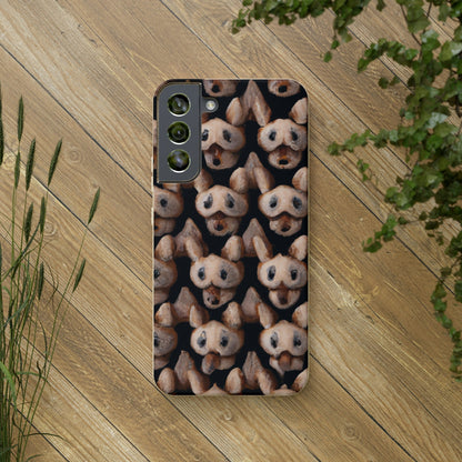 Biodegradeable iPhone Case Earth Friendly Android Phone Case-Biodegradable Phone Cases - Night Dogs - for iPhones and Samsung Android Phones-PhoneCaseBoss-Phone-Best-Phone-Cases