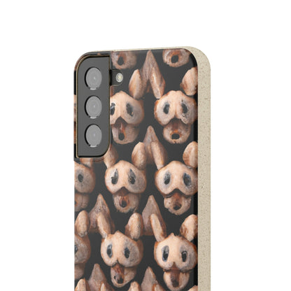 Biodegradeable iPhone Case Earth Friendly Android Phone Case-Biodegradable Phone Cases - Night Dogs - for iPhones and Samsung Android Phones-PhoneCaseBoss-Phone-Best-Phone-Cases