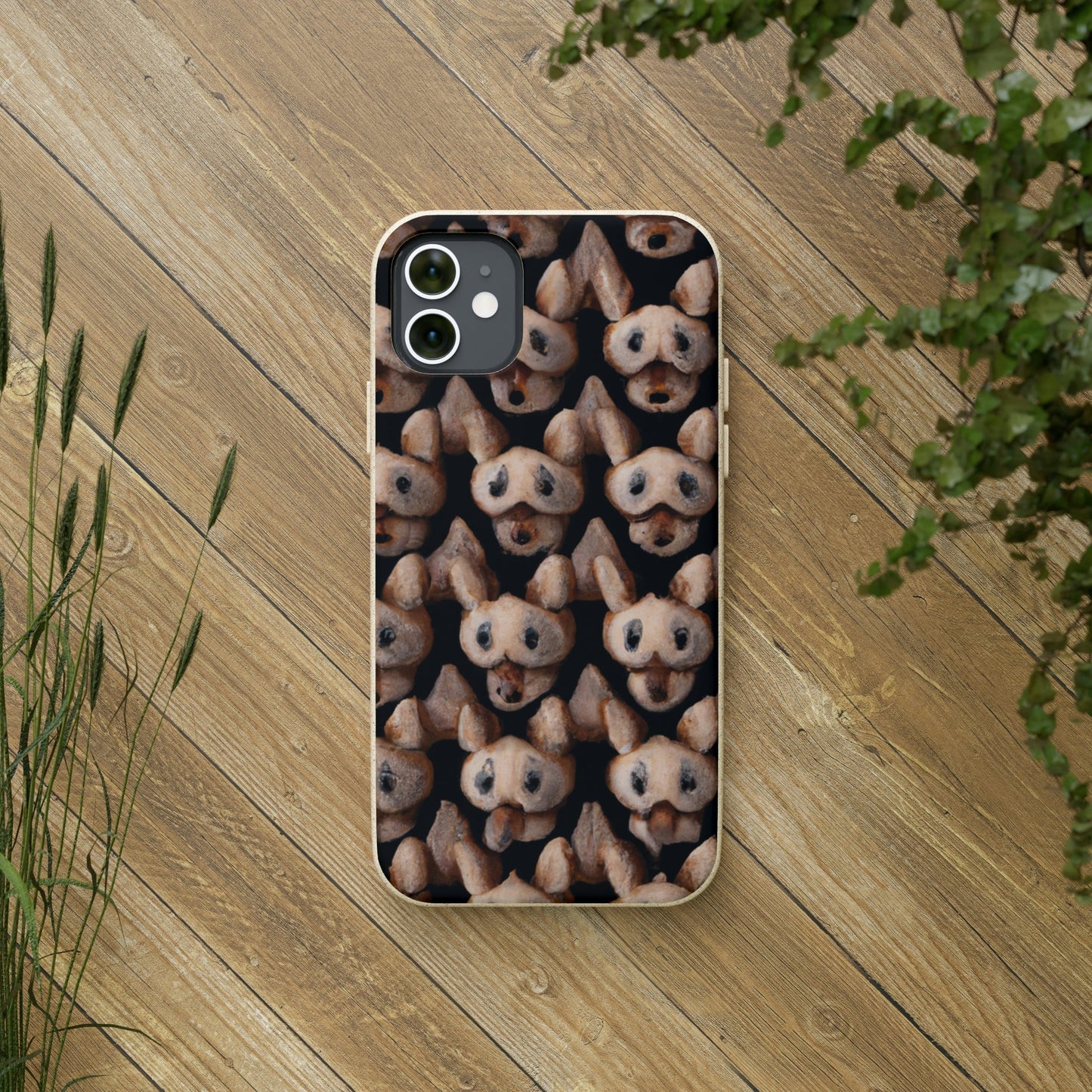 Biodegradeable iPhone Case Earth Friendly Android Phone Case-Biodegradable Phone Cases - Night Dogs - for iPhones and Samsung Android Phones-PhoneCaseBoss-Phone-Best-Phone-Cases