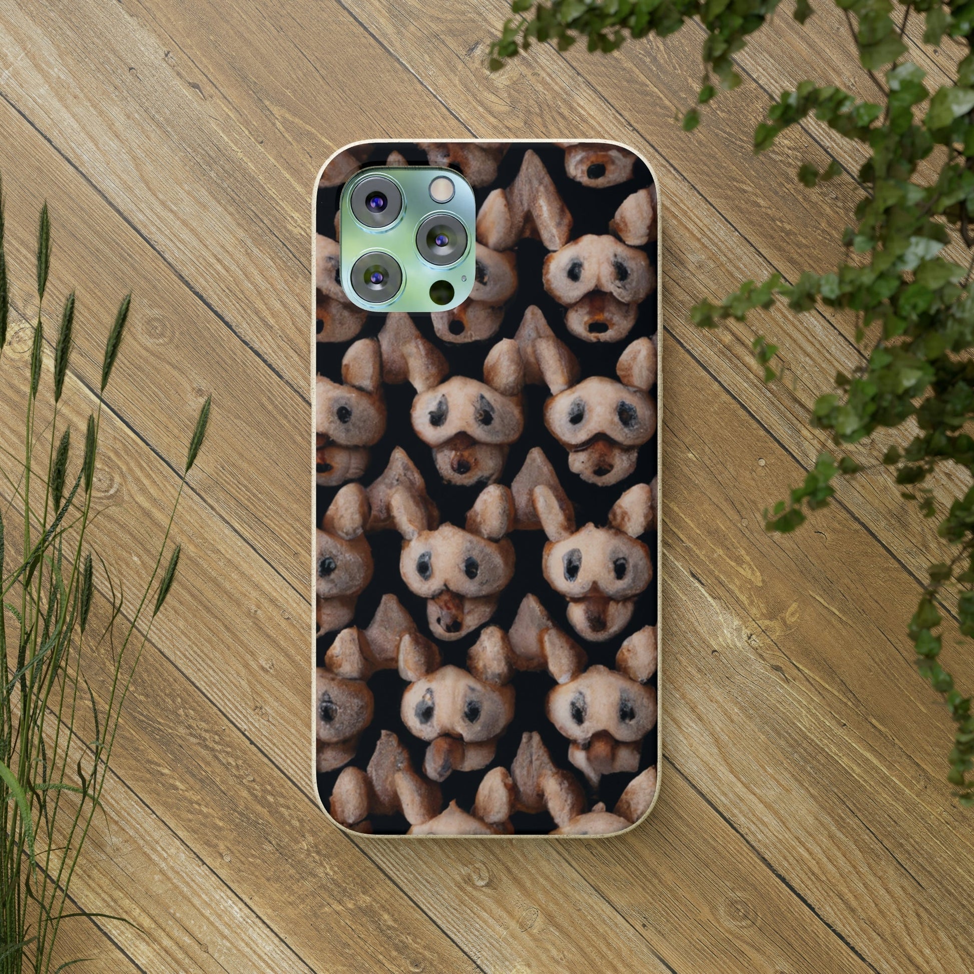 Biodegradeable iPhone Case Earth Friendly Android Phone Case-Biodegradable Phone Cases - Night Dogs - for iPhones and Samsung Android Phones-PhoneCaseBoss-Phone-Best-Phone-Cases