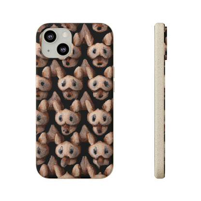 Biodegradeable iPhone Case Earth Friendly Android Phone Case-Biodegradable Phone Cases - Night Dogs - for iPhones and Samsung Android Phones-iPhone 13-PhoneCaseBoss-Phone-Best-Phone-Cases