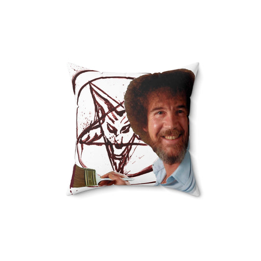 Bob paints a pentagram - Faux Suede Square Pillow-Home Decor-Printify-All Over Print, Home & Living, More, Pillows & Covers | 14" × 14",,,7782711558237-Bob-paints-a-pentagram-Faux-Suede-Square-Pillow-Home-Decor-All-Over-Print-Home-Living-More-Pillows-Covers-14-x-14-Best-Online-Gift-Shop_1d99ebf7-4b26-4a5c-9082-58dcf90a5d10, PhoneCaseBoss | Image-position:1-SKU:[sku}, Barcode: