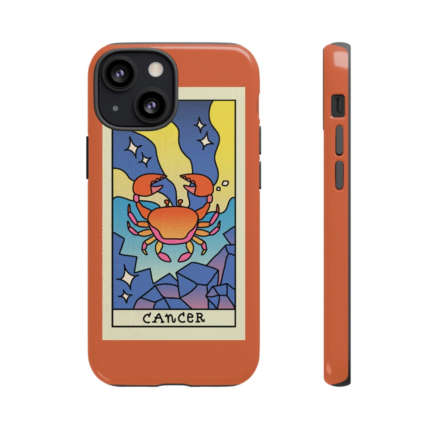 Phone Case-CANCER | Tough-iPhone 13 Mini-Glossy-PhoneCaseBoss-Phone-Best-Phone-Cases