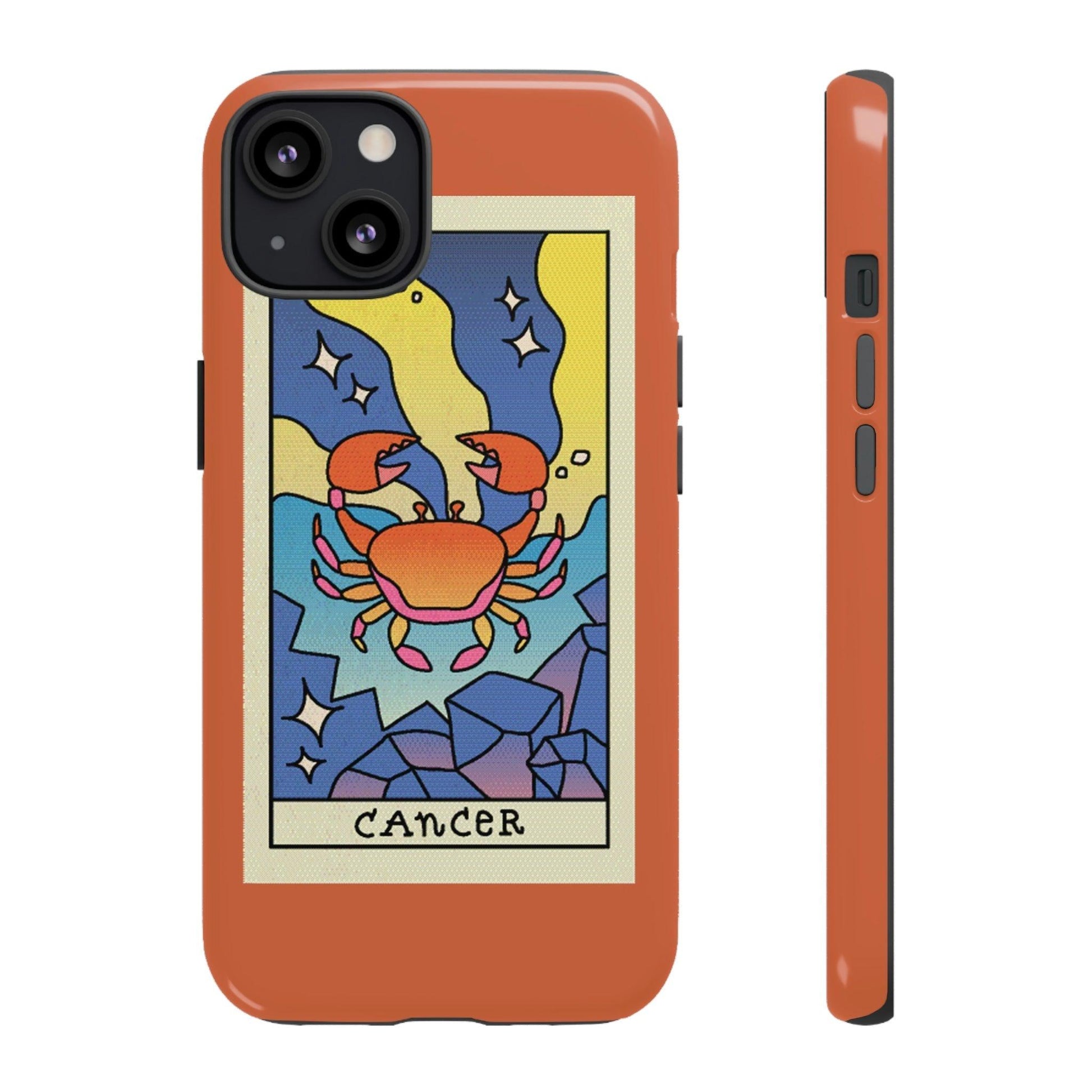 Phone Case-CANCER | Tough-iPhone 13-Glossy-PhoneCaseBoss-Phone-Best-Phone-Cases