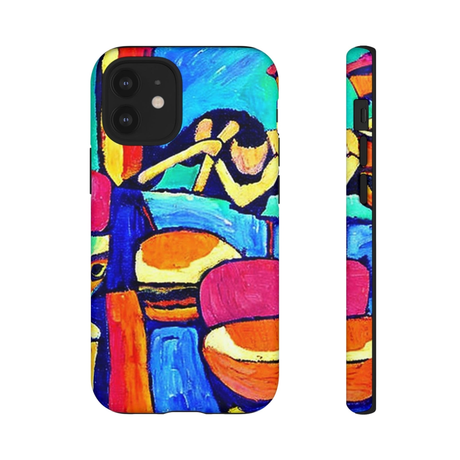 Phone Case-CARRIBEAN BONGOS | Tough-iPhone 12 Mini-Matte-PhoneCaseBoss-Phone-Best-Phone-Cases