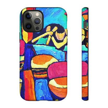 Phone Case-CARRIBEAN BONGOS | Tough-iPhone 12 Pro-Matte-PhoneCaseBoss-Phone-Best-Phone-Cases