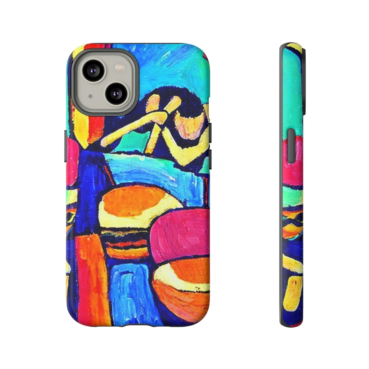 Phone Case-CARRIBEAN BONGOS | Tough-iPhone 14-Matte-PhoneCaseBoss-Phone-Best-Phone-Cases