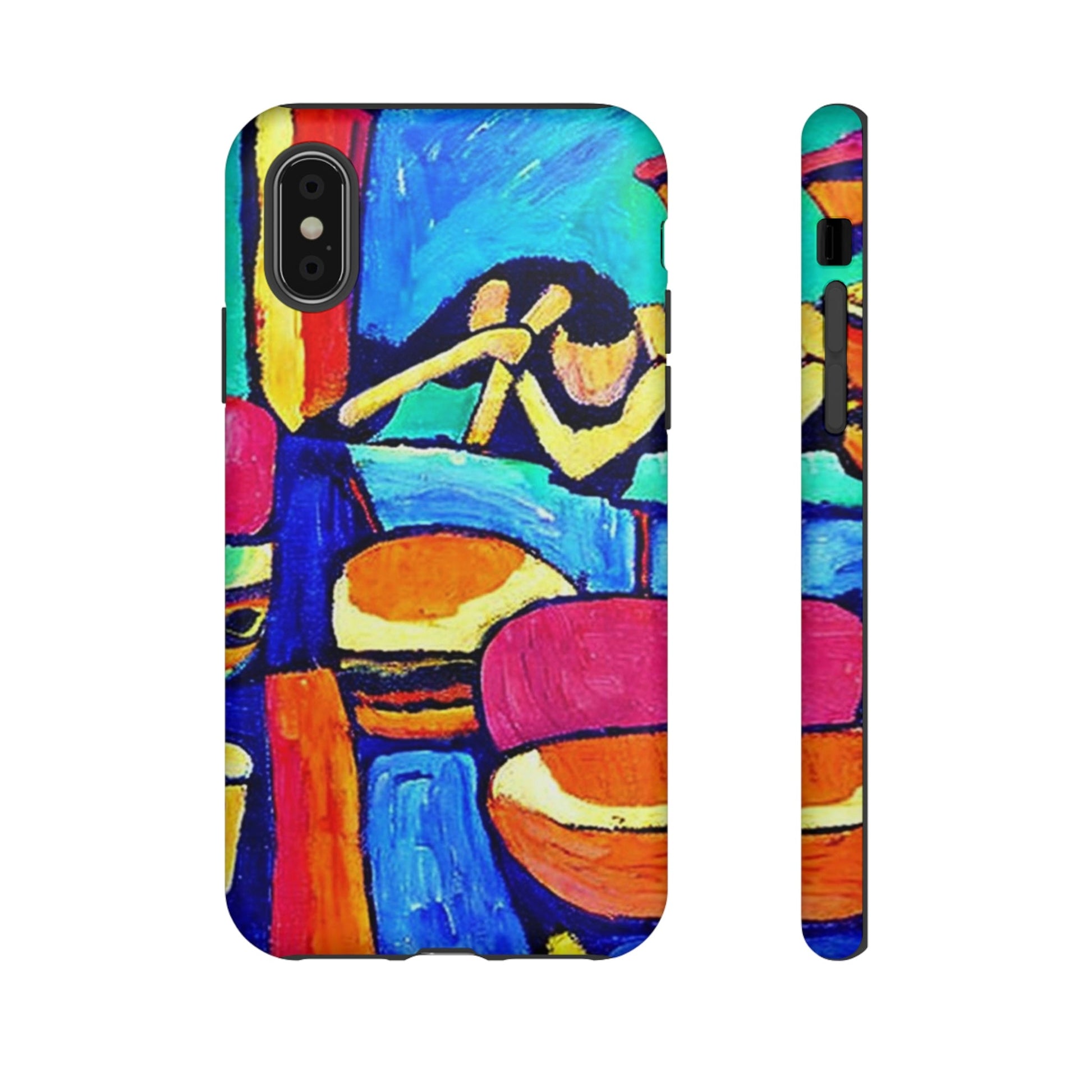 Phone Case-CARRIBEAN BONGOS | Tough-iPhone X-Matte-PhoneCaseBoss-Phone-Best-Phone-Cases