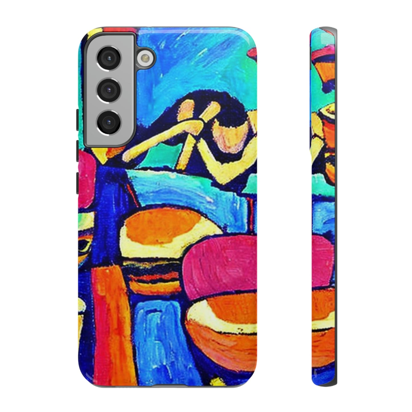 Phone Case-CARRIBEAN BONGOS | Tough-Samsung Galaxy S22 Plus-Glossy-PhoneCaseBoss-Phone-Best-Phone-Cases
