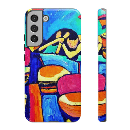 Phone Case-CARRIBEAN BONGOS | Tough-Samsung Galaxy S22 Plus-Glossy-PhoneCaseBoss-Phone-Best-Phone-Cases