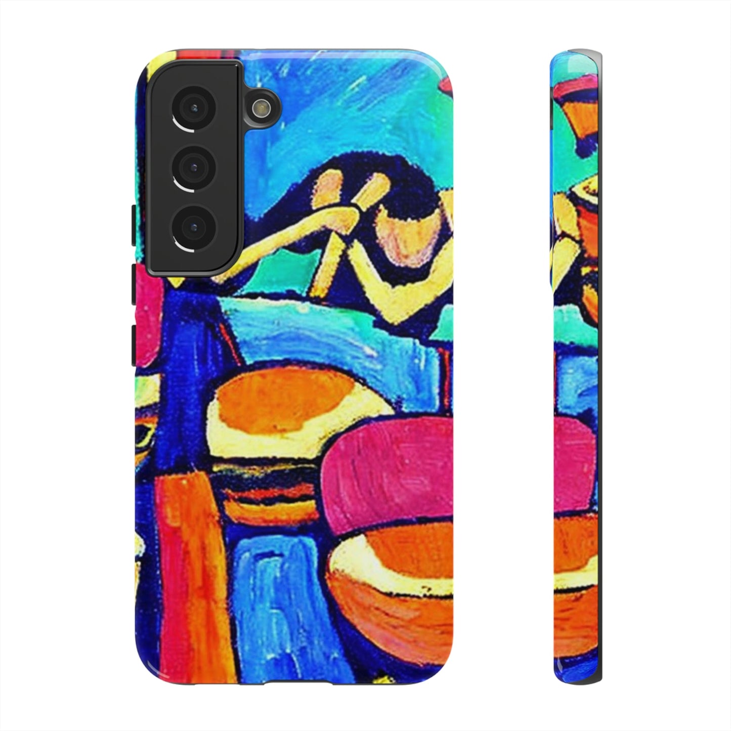 Phone Case-CARRIBEAN BONGOS | Tough-Samsung Galaxy S22-Glossy-PhoneCaseBoss-Phone-Best-Phone-Cases