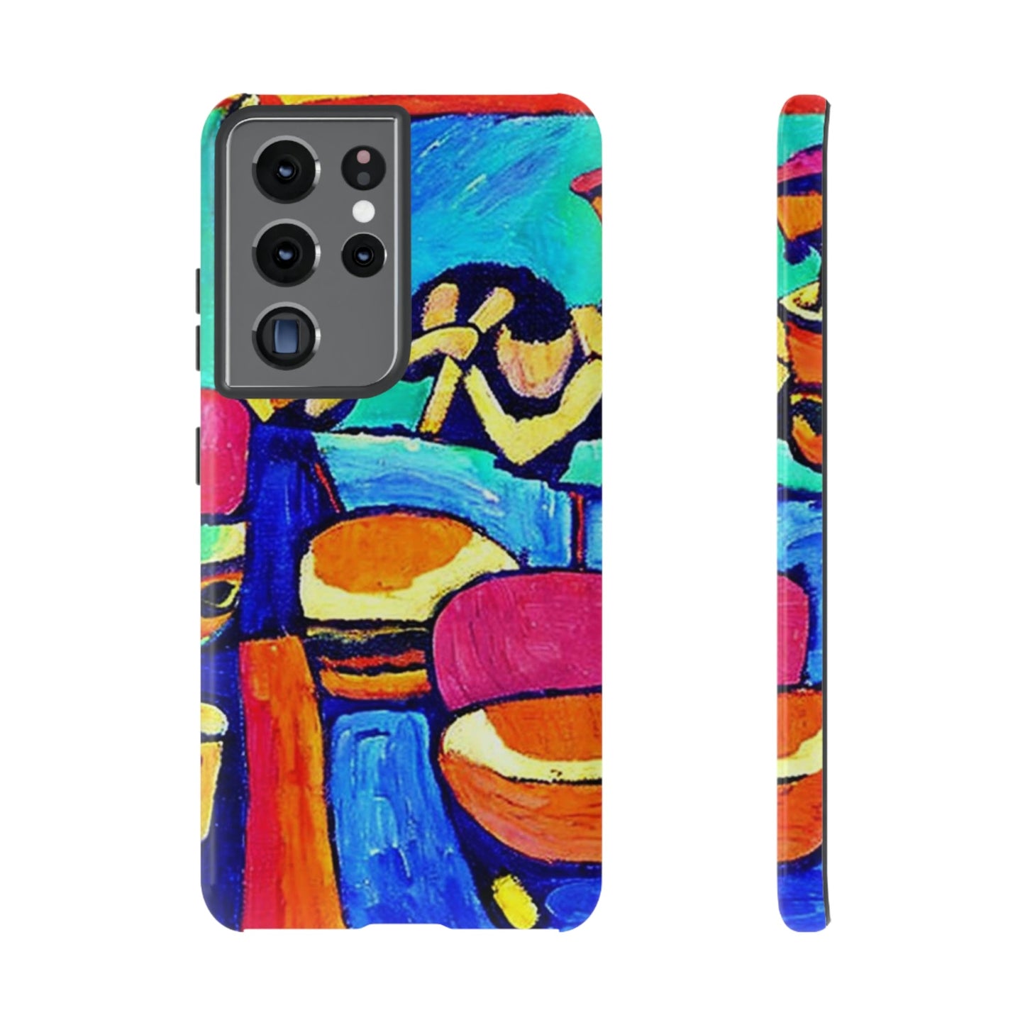 Phone Case-CARRIBEAN BONGOS | Tough-Samsung Galaxy S21 Ultra-Glossy-PhoneCaseBoss-Phone-Best-Phone-Cases