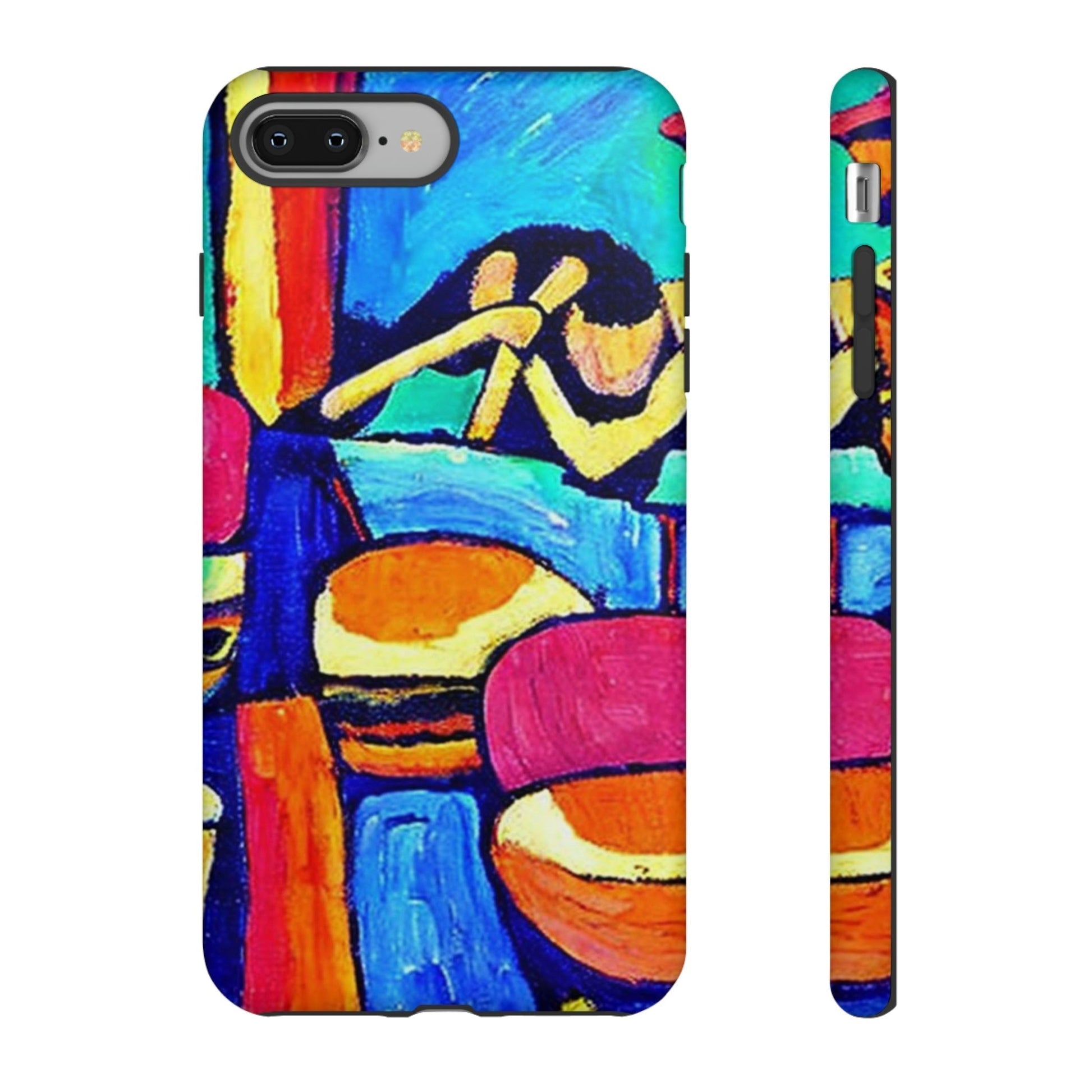 Phone Case-CARRIBEAN BONGOS | Tough-iPhone 8 Plus-Matte-PhoneCaseBoss-Phone-Best-Phone-Cases
