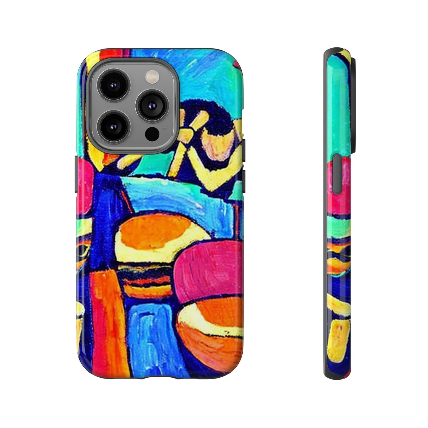 Phone Case-CARRIBEAN BONGOS | Tough-iPhone 14 Pro-Glossy-PhoneCaseBoss-Phone-Best-Phone-Cases