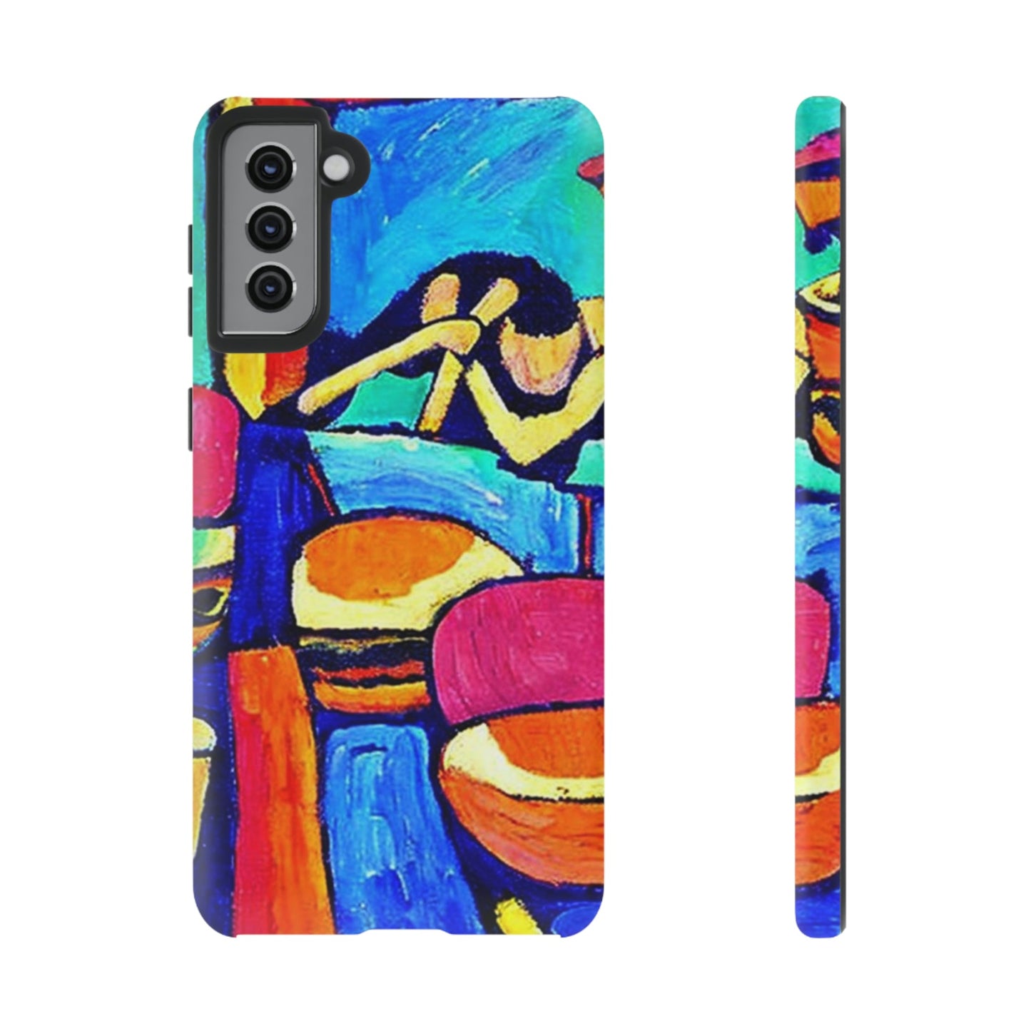 Phone Case-CARRIBEAN BONGOS | Tough-Samsung Galaxy S21 Plus-Matte-PhoneCaseBoss-Phone-Best-Phone-Cases