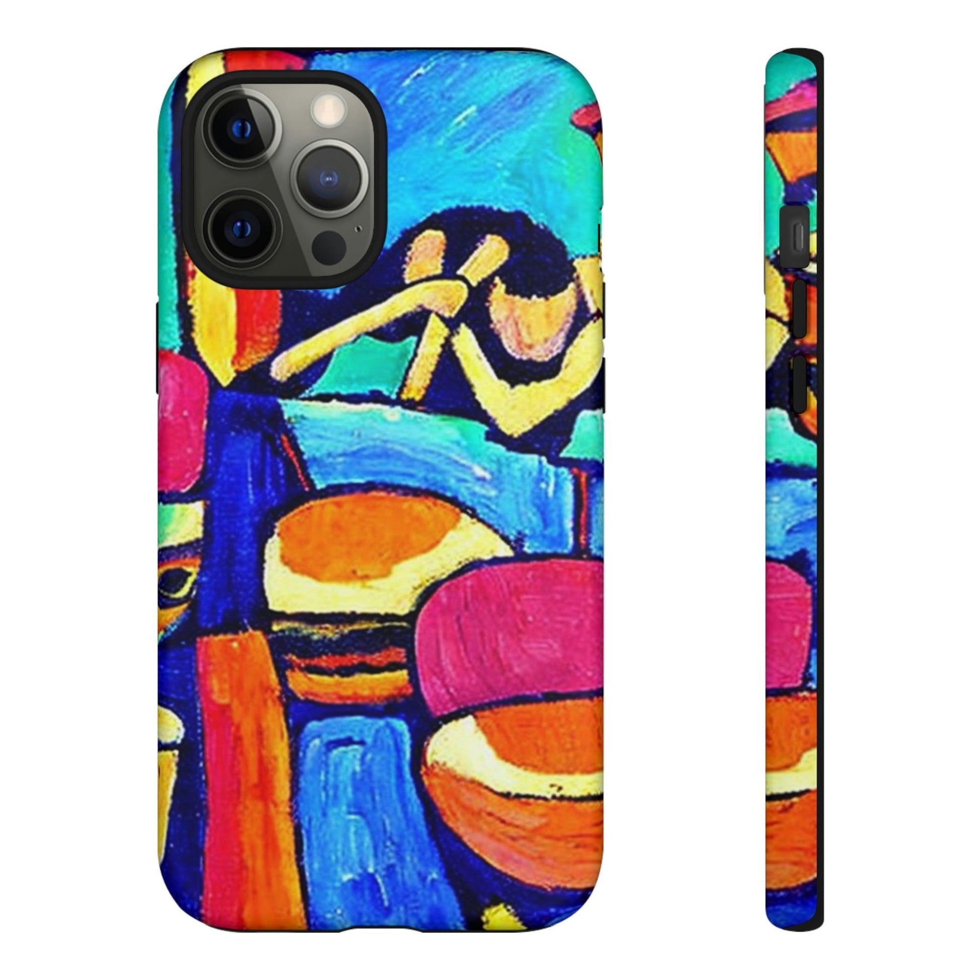 Phone Case-CARRIBEAN BONGOS | Tough-iPhone 12 Pro Max-Matte-PhoneCaseBoss-Phone-Best-Phone-Cases