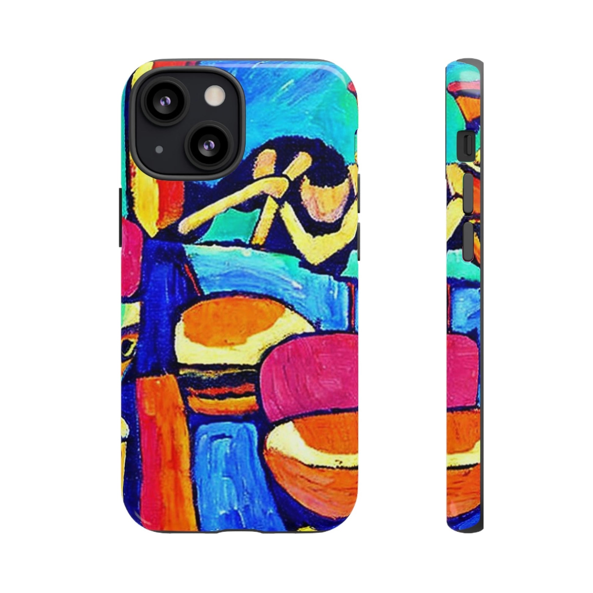Phone Case-CARRIBEAN BONGOS | Tough-iPhone 13 Mini-Glossy-PhoneCaseBoss-Phone-Best-Phone-Cases