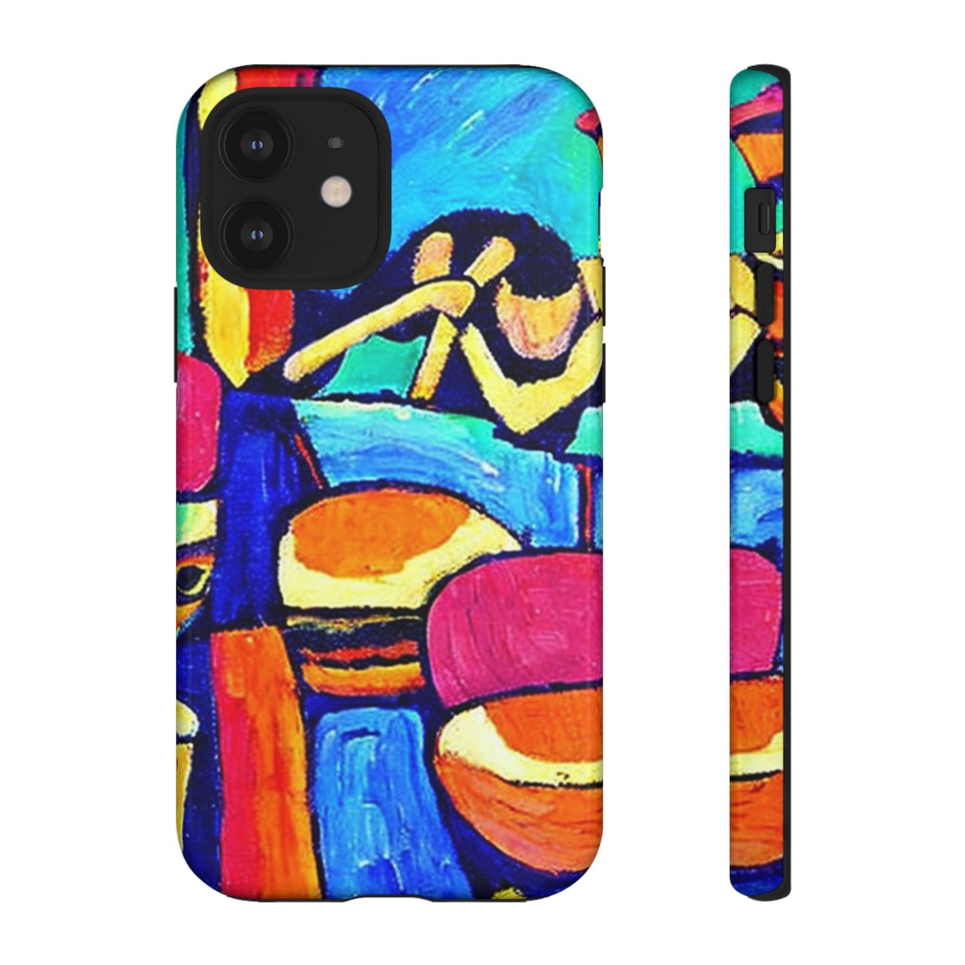 Phone Case-CARRIBEAN BONGOS | Tough-iPhone 12-Glossy-PhoneCaseBoss-Phone-Best-Phone-Cases