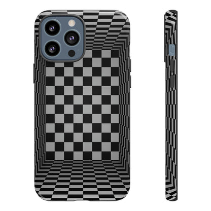 Phone Case-CHECKERED | Tough-iPhone 13 Pro Max-Glossy-PhoneCaseBoss-Phone-Best-Phone-Cases