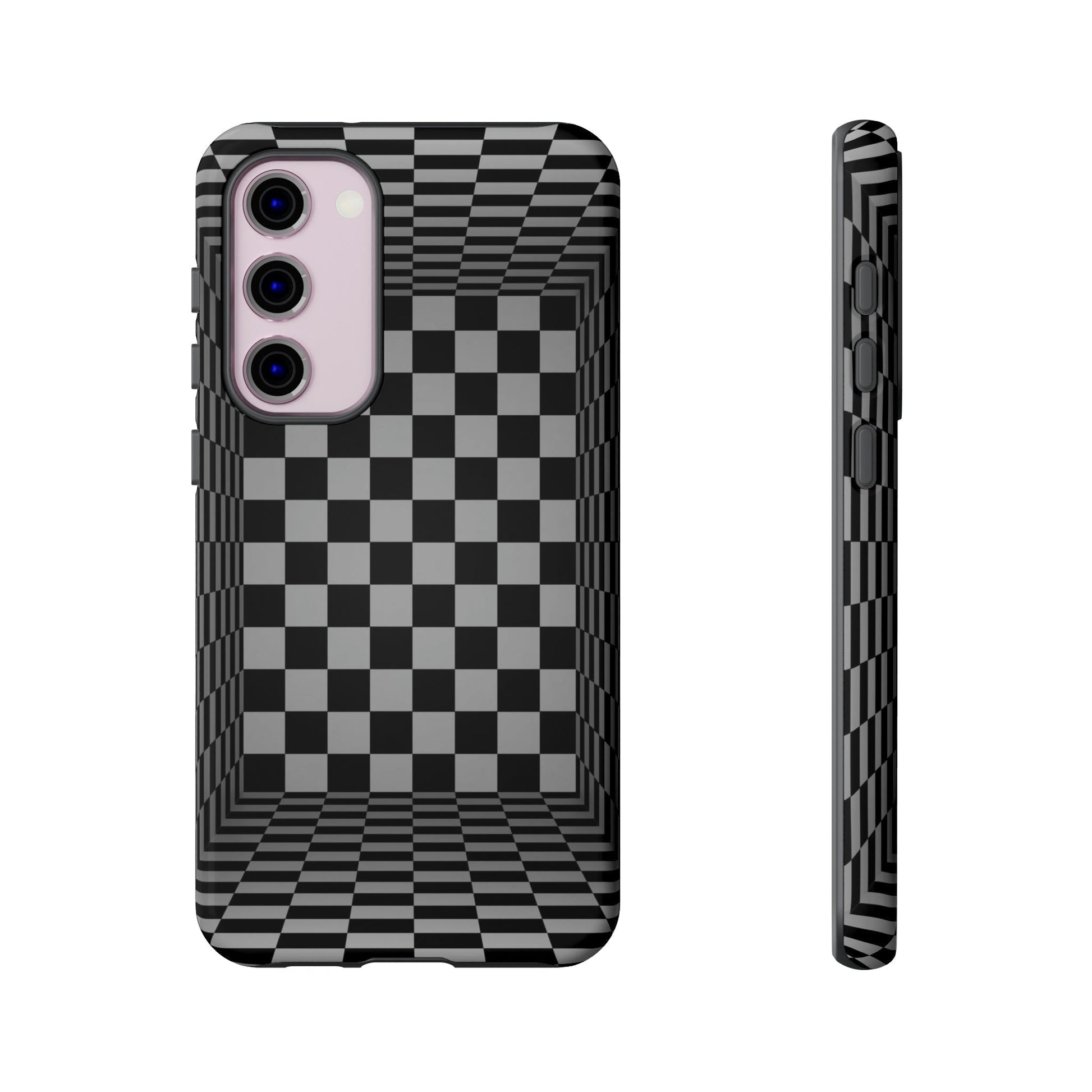 Phone Case-CHECKERED | Tough-Samsung Galaxy S23 Plus-Glossy-PhoneCaseBoss-Phone-Best-Phone-Cases