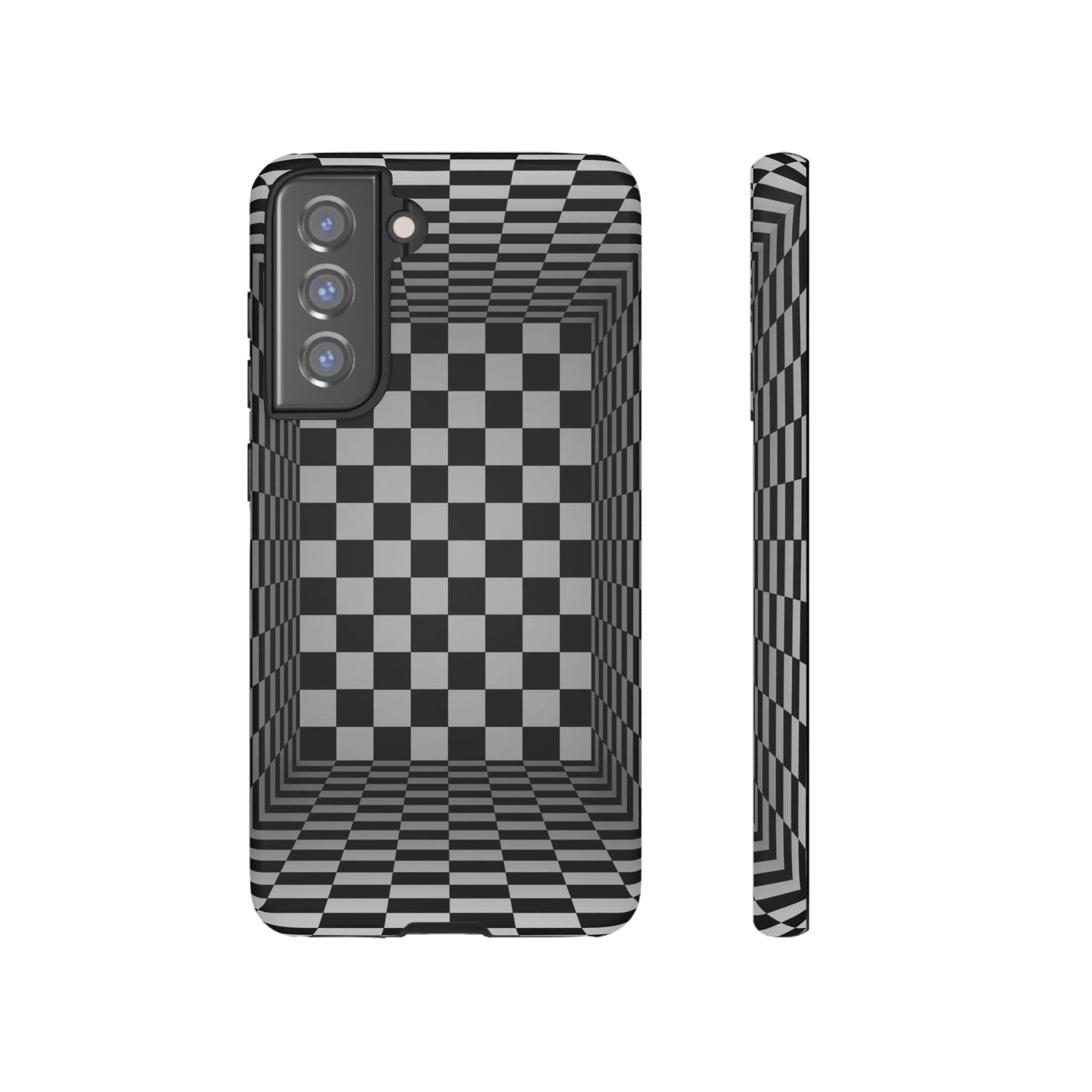 Phone Case-CHECKERED | Tough-Samsung Galaxy S21 FE-Matte-PhoneCaseBoss-Phone-Best-Phone-Cases