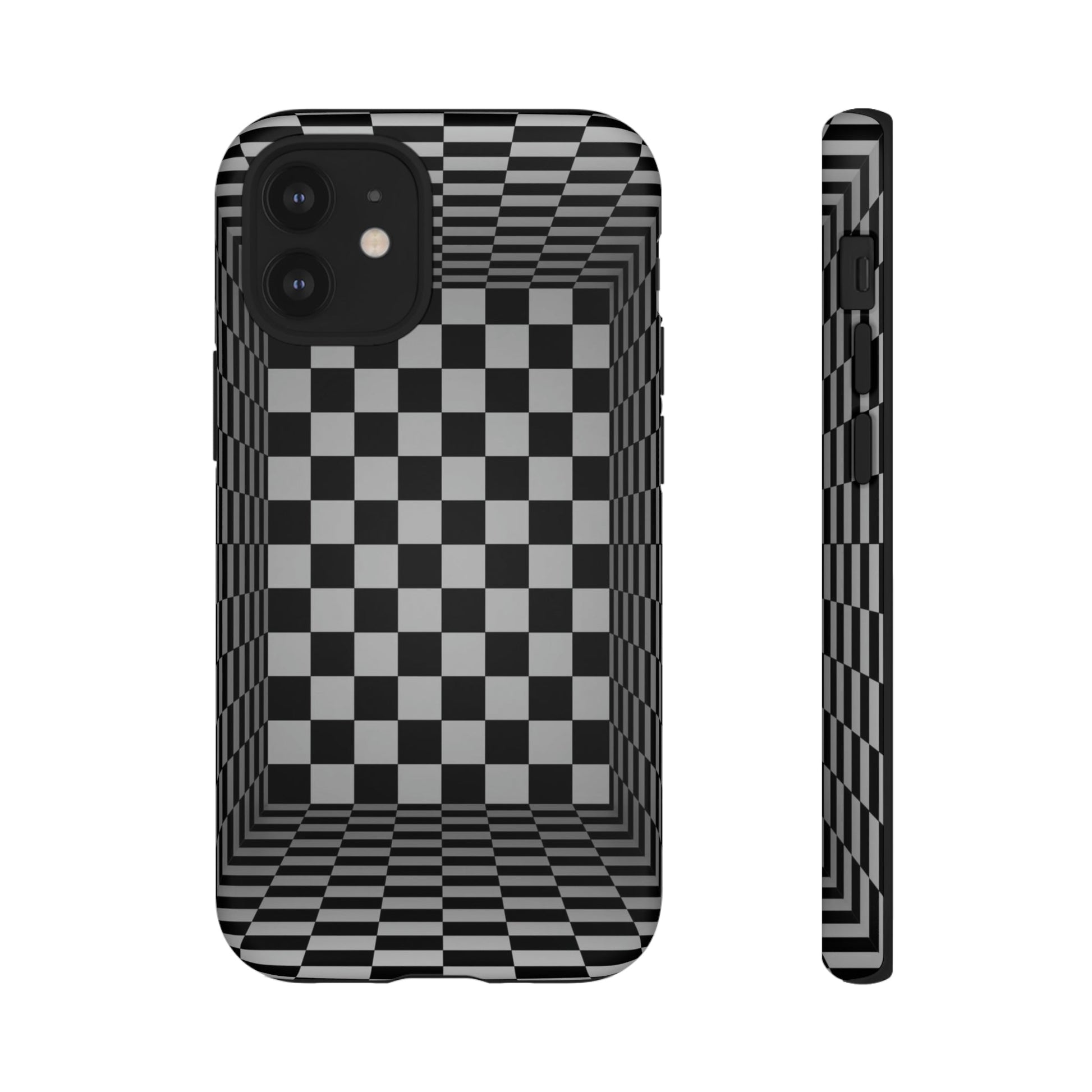 Phone Case-CHECKERED | Tough-iPhone 12 Mini-Matte-PhoneCaseBoss-Phone-Best-Phone-Cases