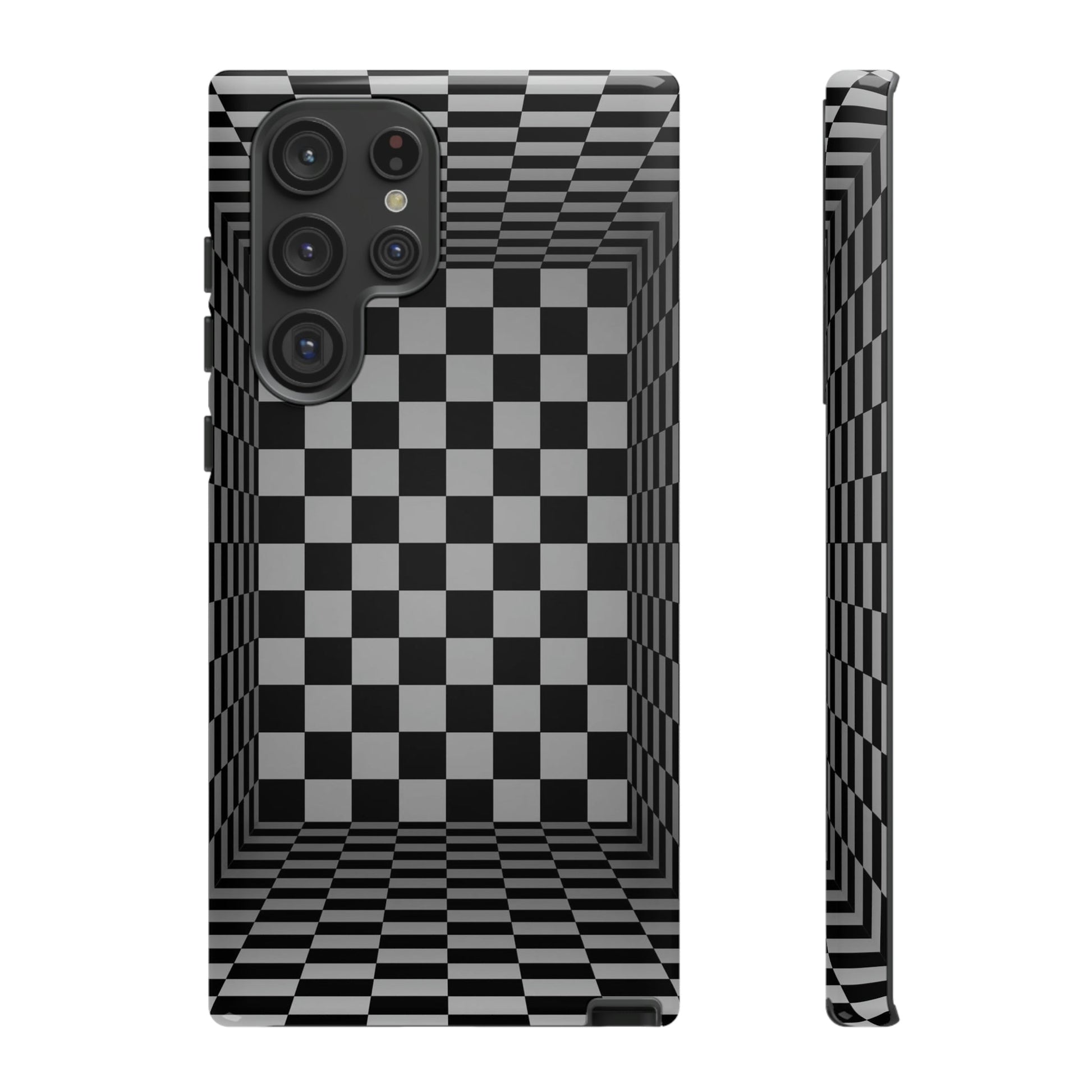 Phone Case-CHECKERED | Tough-Samsung Galaxy S22 Ultra-Glossy-PhoneCaseBoss-Phone-Best-Phone-Cases