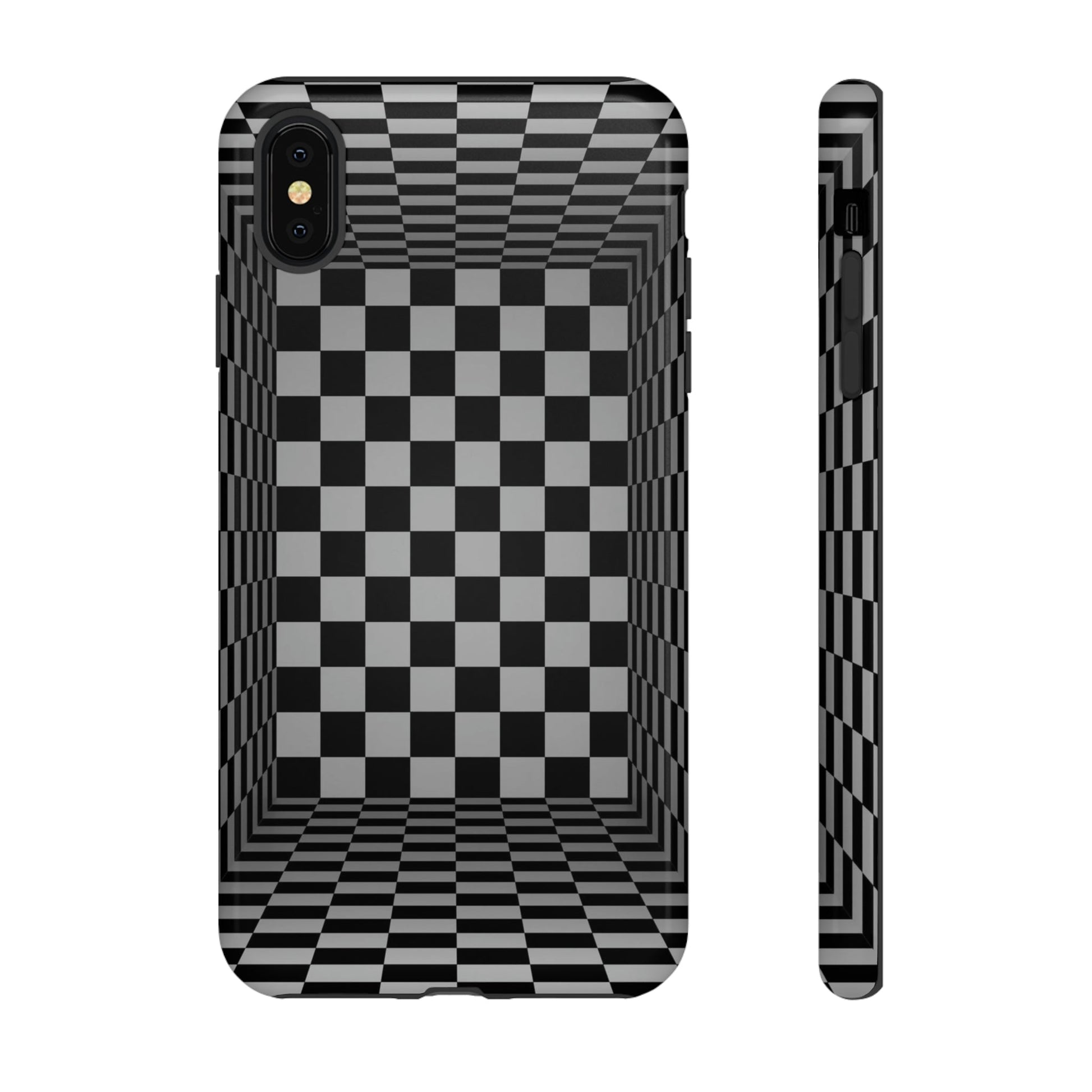 Phone Case-CHECKERED | Tough-iPhone XS MAX-Glossy-PhoneCaseBoss-Phone-Best-Phone-Cases