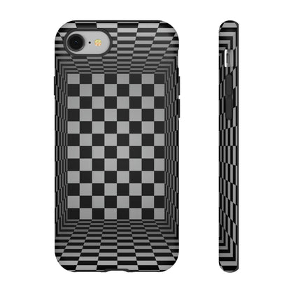 Phone Case-CHECKERED | Tough-iPhone 8-Matte-PhoneCaseBoss-Phone-Best-Phone-Cases