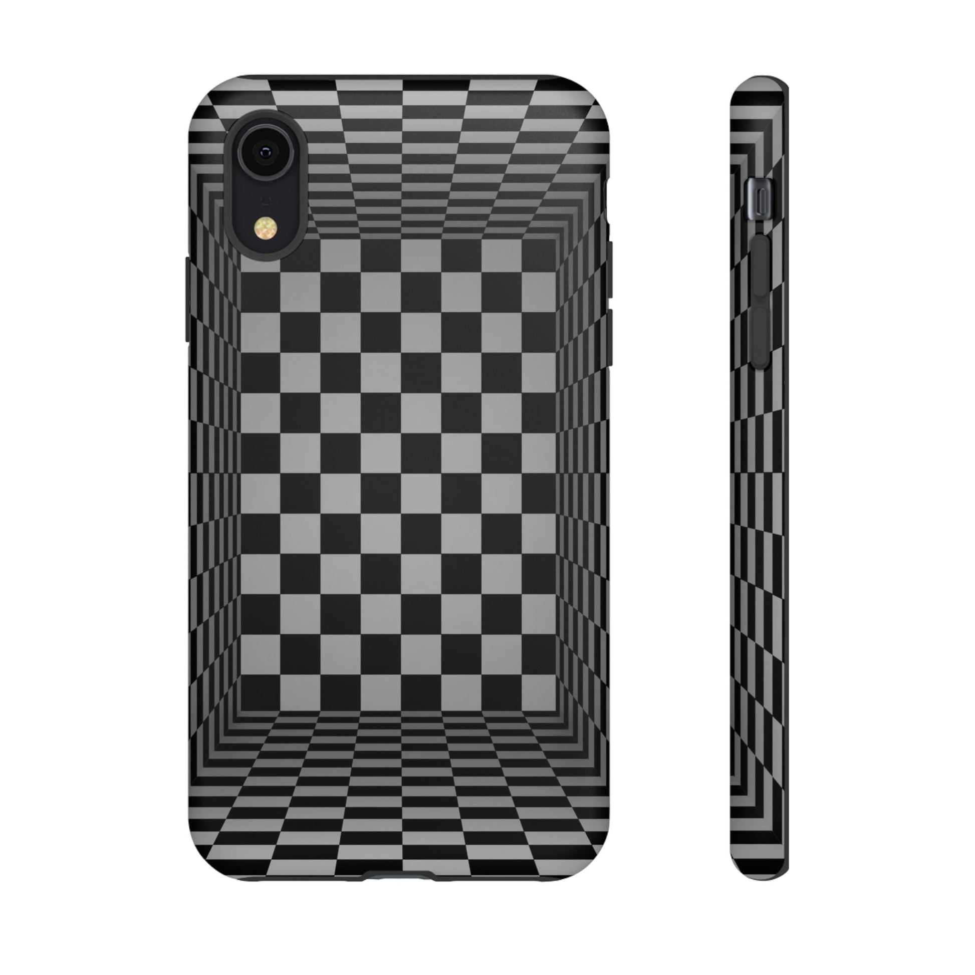 Phone Case-CHECKERED | Tough-iPhone XR-Matte-PhoneCaseBoss-Phone-Best-Phone-Cases