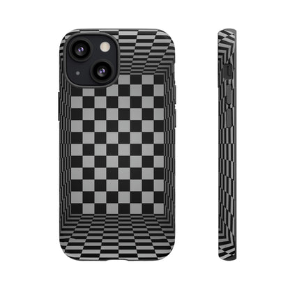 Phone Case-CHECKERED | Tough-iPhone 13 Mini-Matte-PhoneCaseBoss-Phone-Best-Phone-Cases