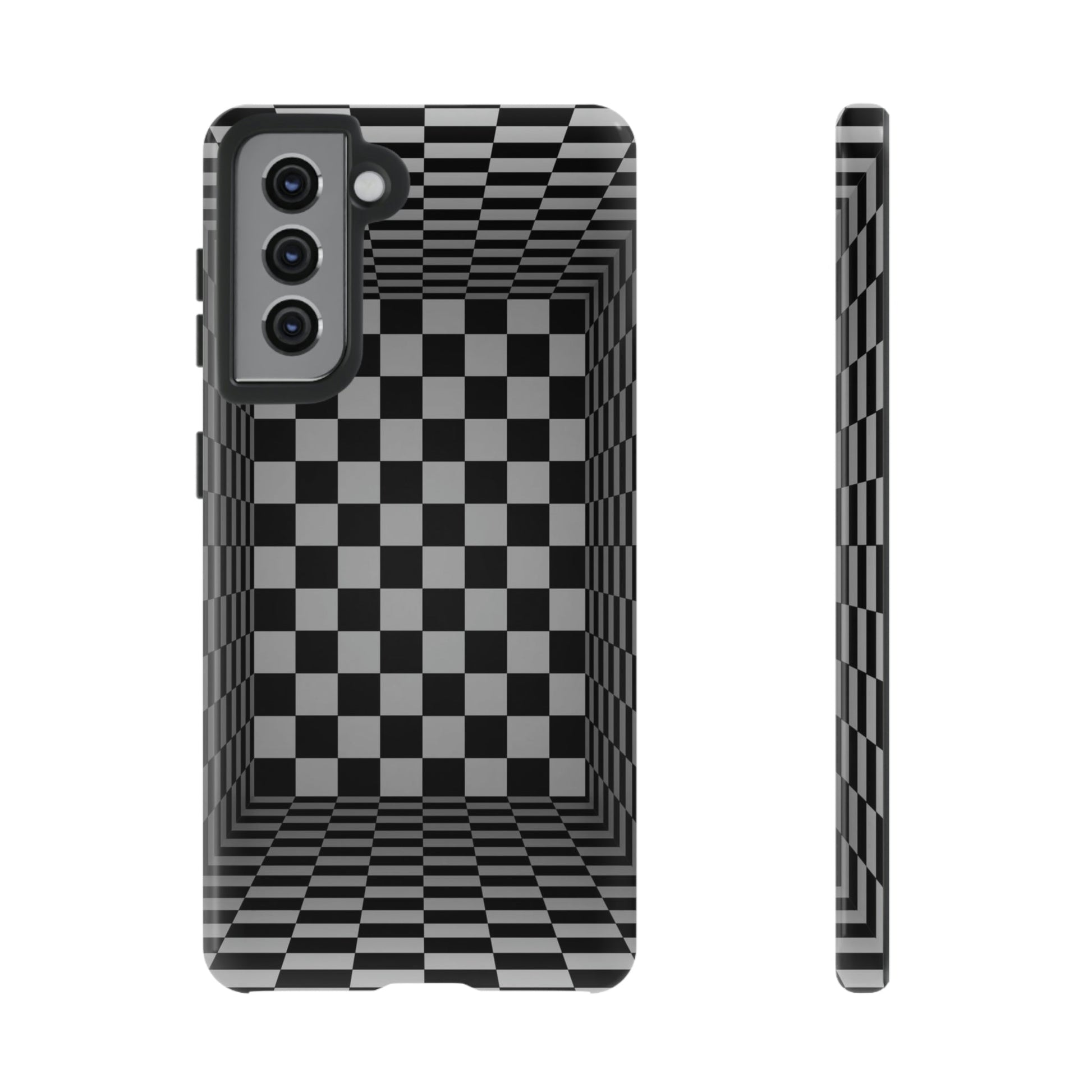 Phone Case-CHECKERED | Tough-Samsung Galaxy S21-Glossy-PhoneCaseBoss-Phone-Best-Phone-Cases