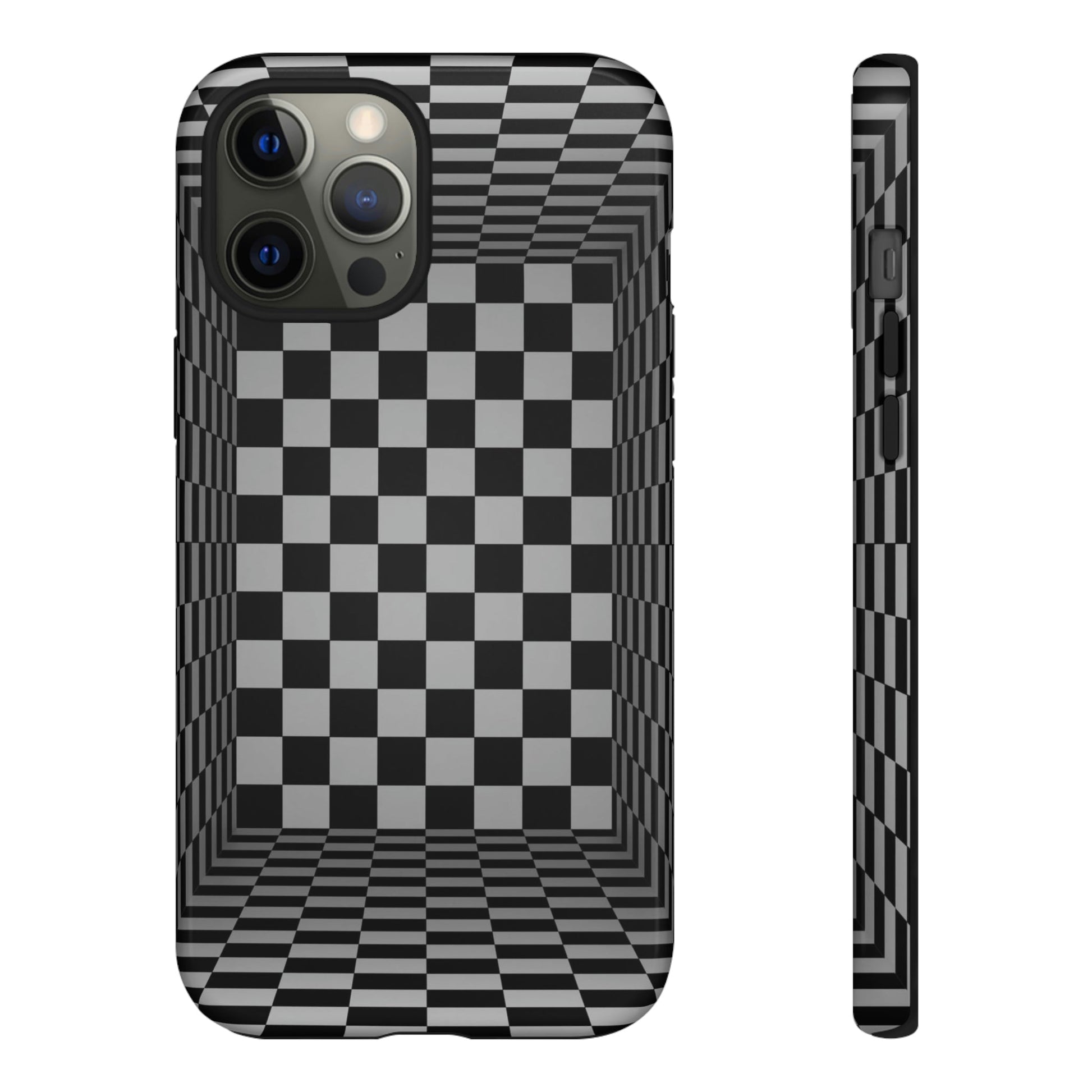 Phone Case-CHECKERED | Tough-iPhone 12 Pro Max-Glossy-PhoneCaseBoss-Phone-Best-Phone-Cases