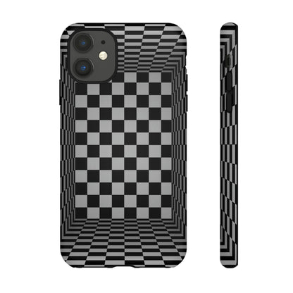 Phone Case-CHECKERED | Tough-iPhone 11-Matte-PhoneCaseBoss-Phone-Best-Phone-Cases