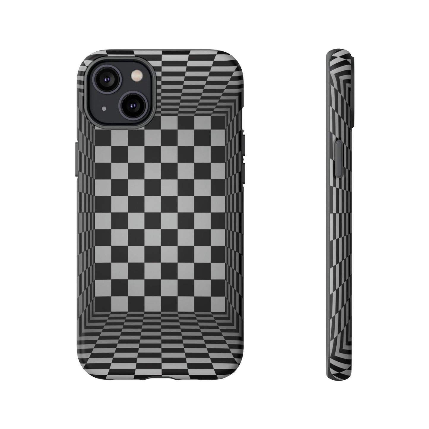 Phone Case-CHECKERED | Tough-iPhone 14 Plus-Matte-PhoneCaseBoss-Phone-Best-Phone-Cases