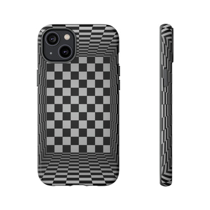 Phone Case-CHECKERED | Tough-iPhone 14 Plus-Matte-PhoneCaseBoss-Phone-Best-Phone-Cases