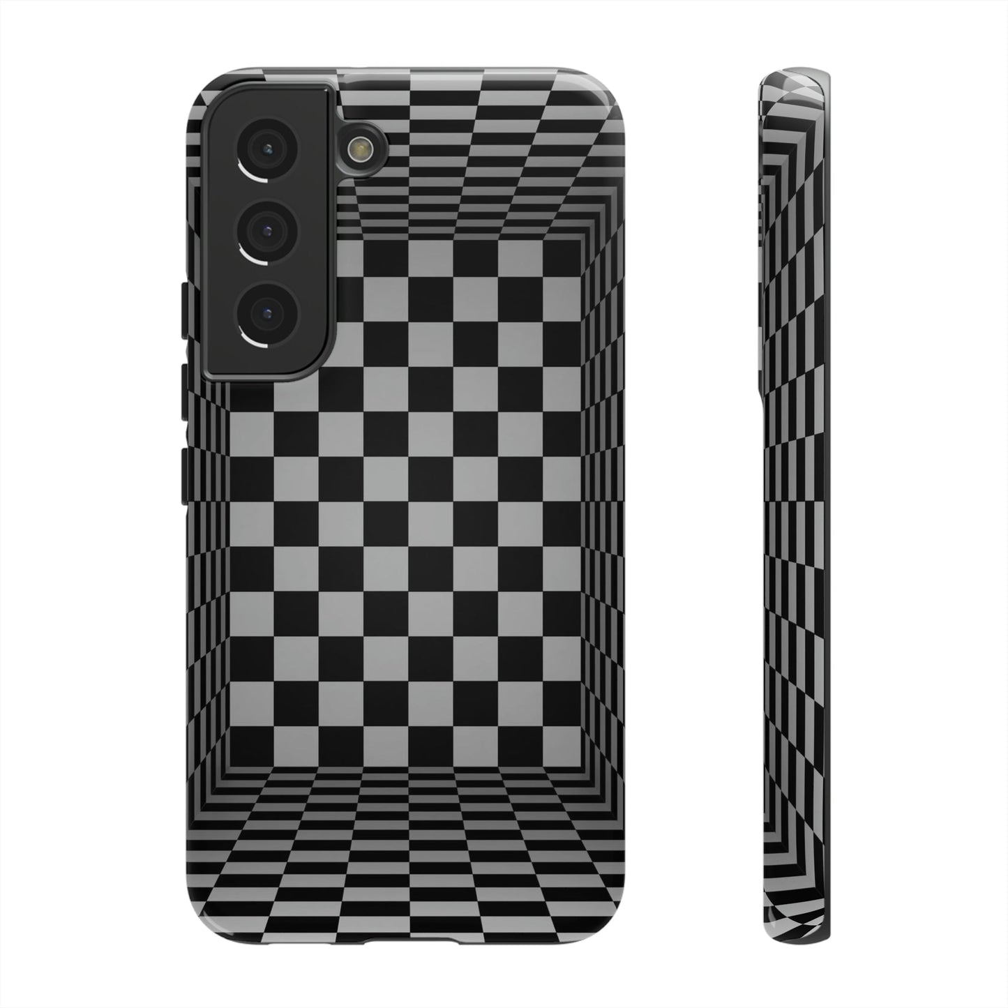 Phone Case-CHECKERED | Tough-Samsung Galaxy S22-Glossy-PhoneCaseBoss-Phone-Best-Phone-Cases