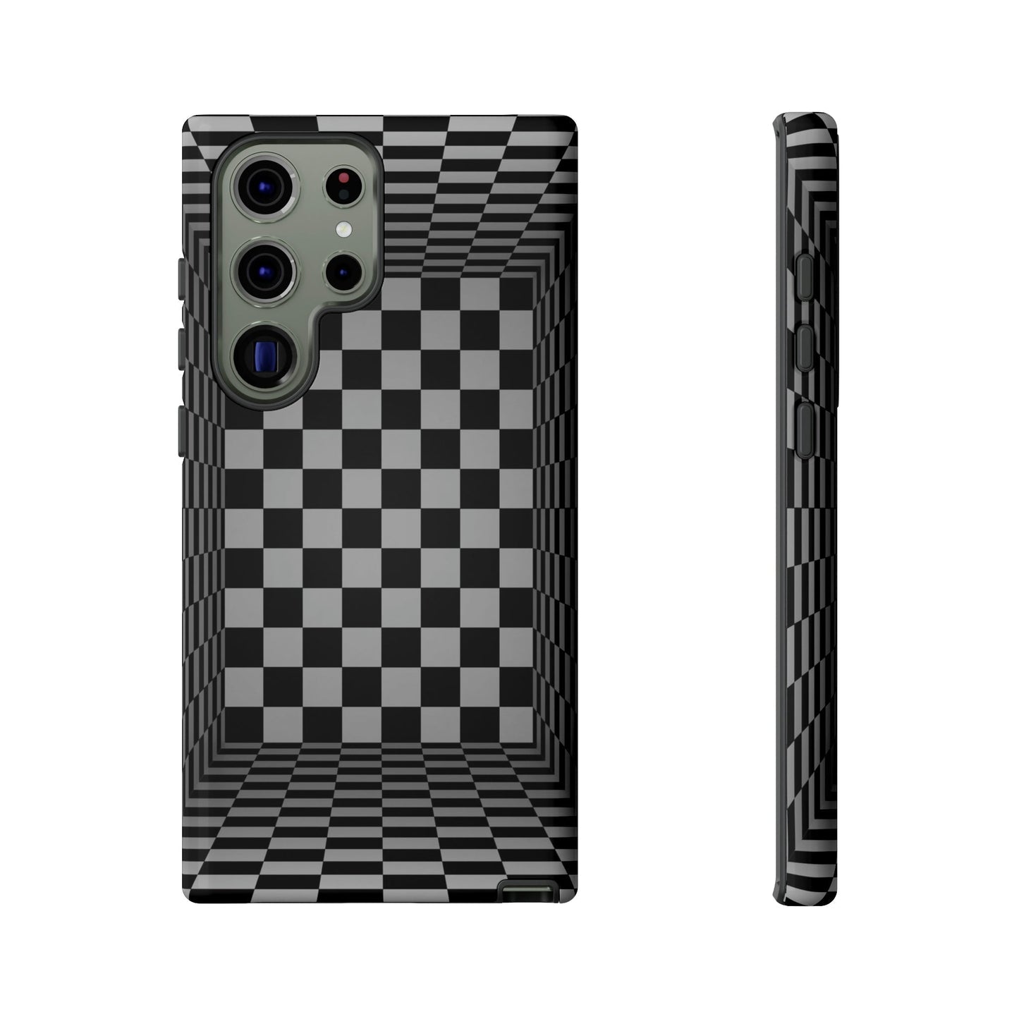 Phone Case-CHECKERED | Tough-Samsung Galaxy S23 Ultra-Glossy-PhoneCaseBoss-Phone-Best-Phone-Cases