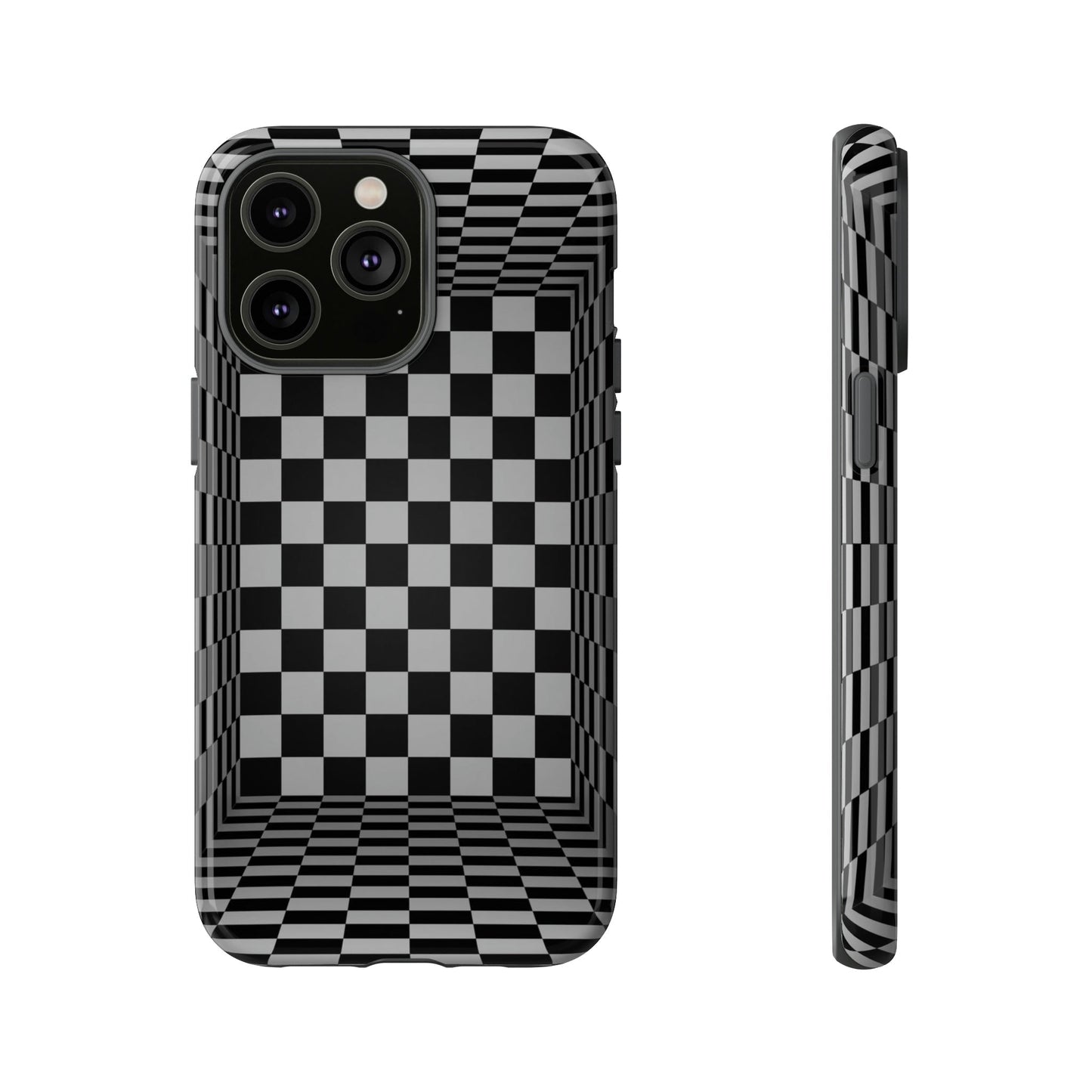 Phone Case-CHECKERED | Tough-iPhone 14 Pro Max-Glossy-PhoneCaseBoss-Phone-Best-Phone-Cases