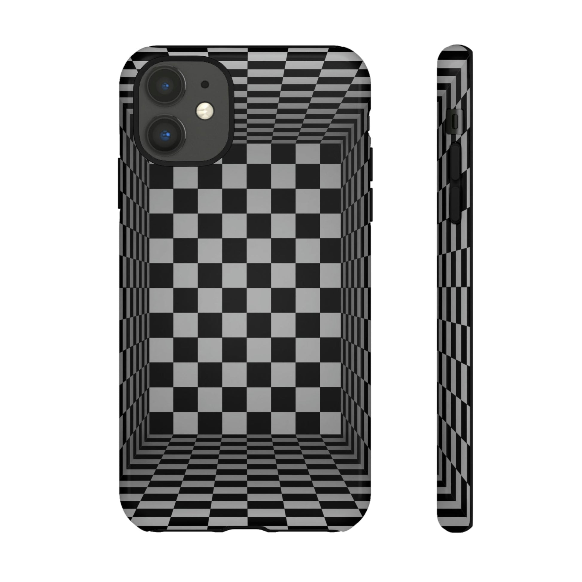 Phone Case-CHECKERED | Tough-iPhone 11-Glossy-PhoneCaseBoss-Phone-Best-Phone-Cases