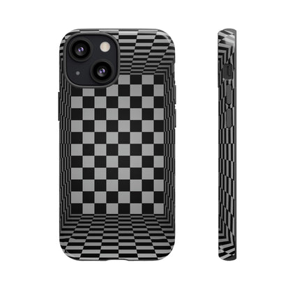 Phone Case-CHECKERED | Tough-iPhone 13 Mini-Glossy-PhoneCaseBoss-Phone-Best-Phone-Cases