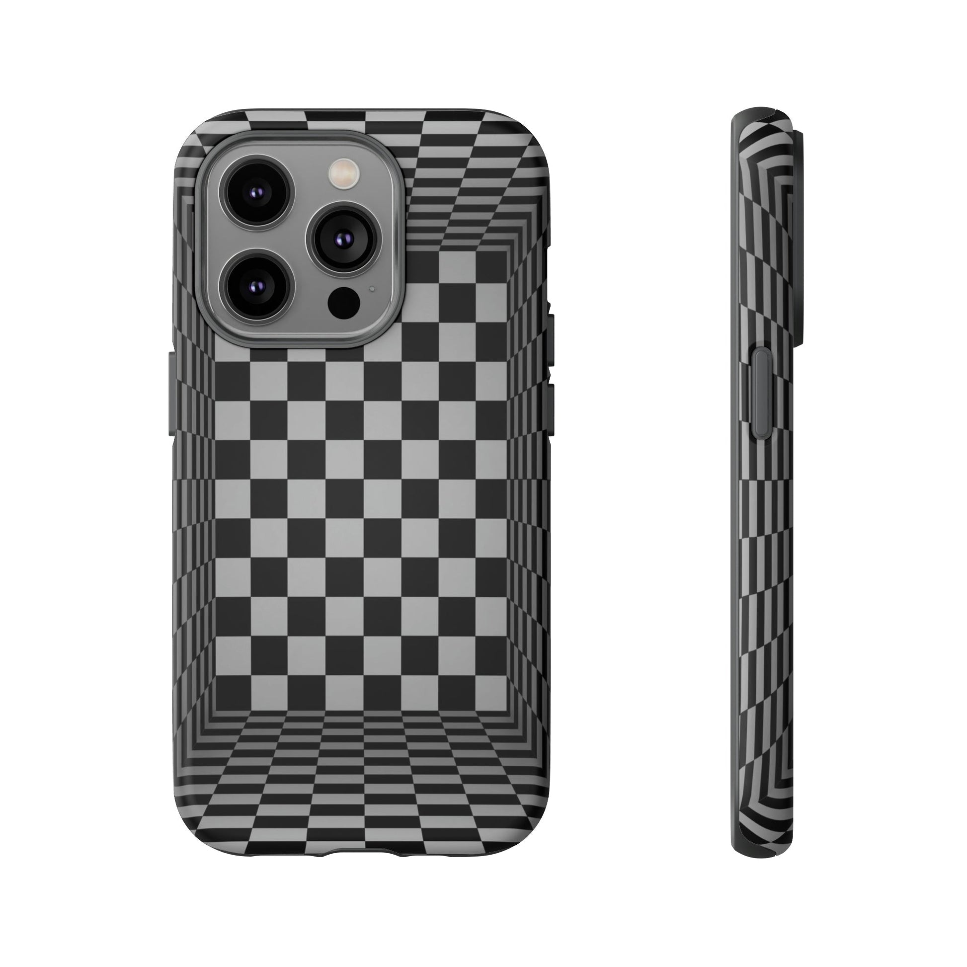 Phone Case-CHECKERED | Tough-iPhone 14 Pro-Matte-PhoneCaseBoss-Phone-Best-Phone-Cases