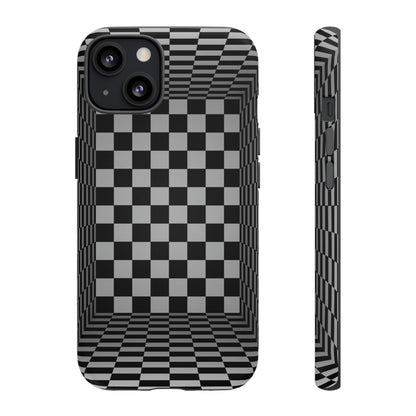 Phone Case-CHECKERED | Tough-iPhone 13-Matte-PhoneCaseBoss-Phone-Best-Phone-Cases