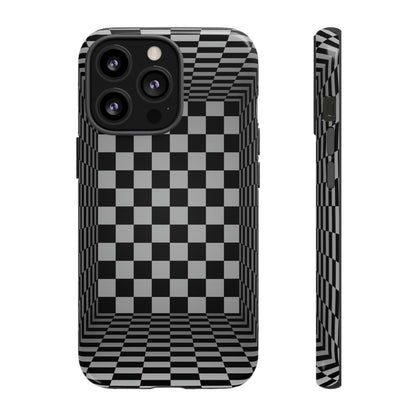 Phone Case-CHECKERED | Tough-iPhone 13 Pro-Glossy-PhoneCaseBoss-Phone-Best-Phone-Cases