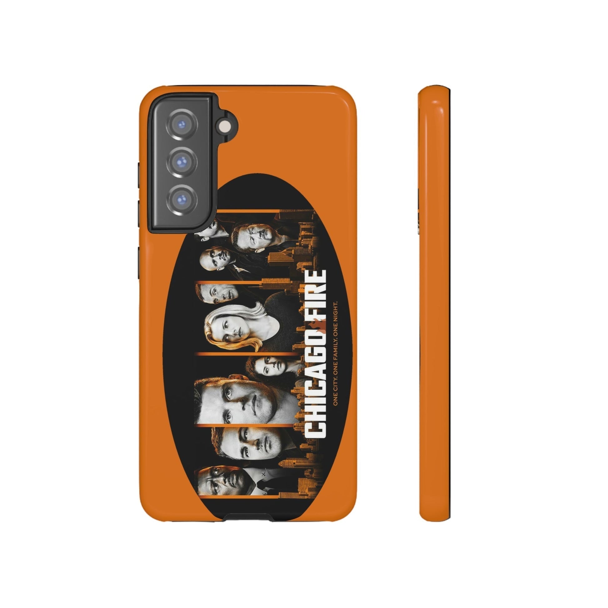 Phone Case-CHICAGO FIRE | Tough-Samsung Galaxy S21 FE-Glossy-PhoneCaseBoss-Phone-Best-Phone-Cases