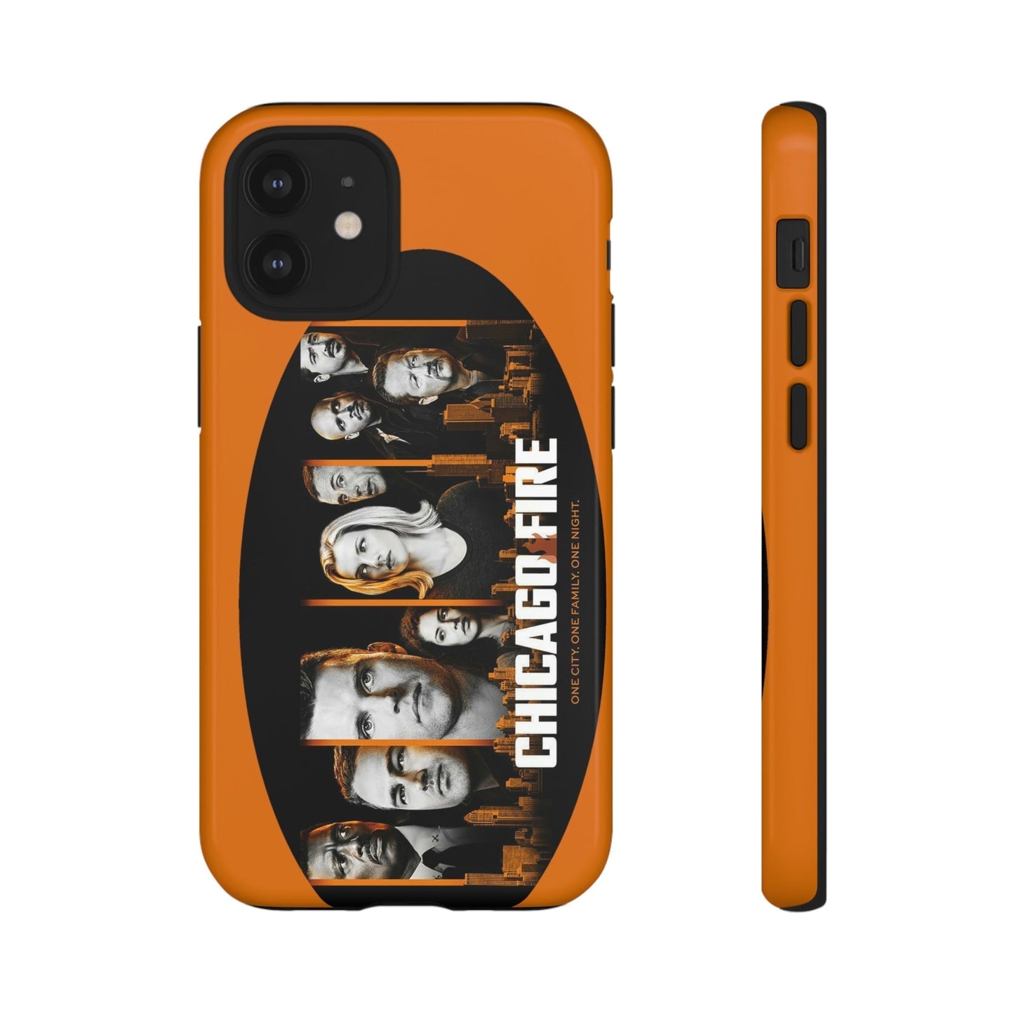 Phone Case-CHICAGO FIRE | Tough-iPhone 12 Mini-Glossy-PhoneCaseBoss-Phone-Best-Phone-Cases