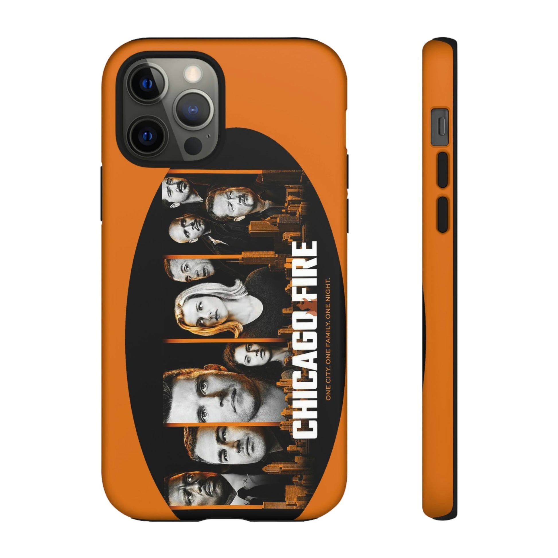 Phone Case-CHICAGO FIRE | Tough-iPhone 12 Pro-Matte-PhoneCaseBoss-Phone-Best-Phone-Cases