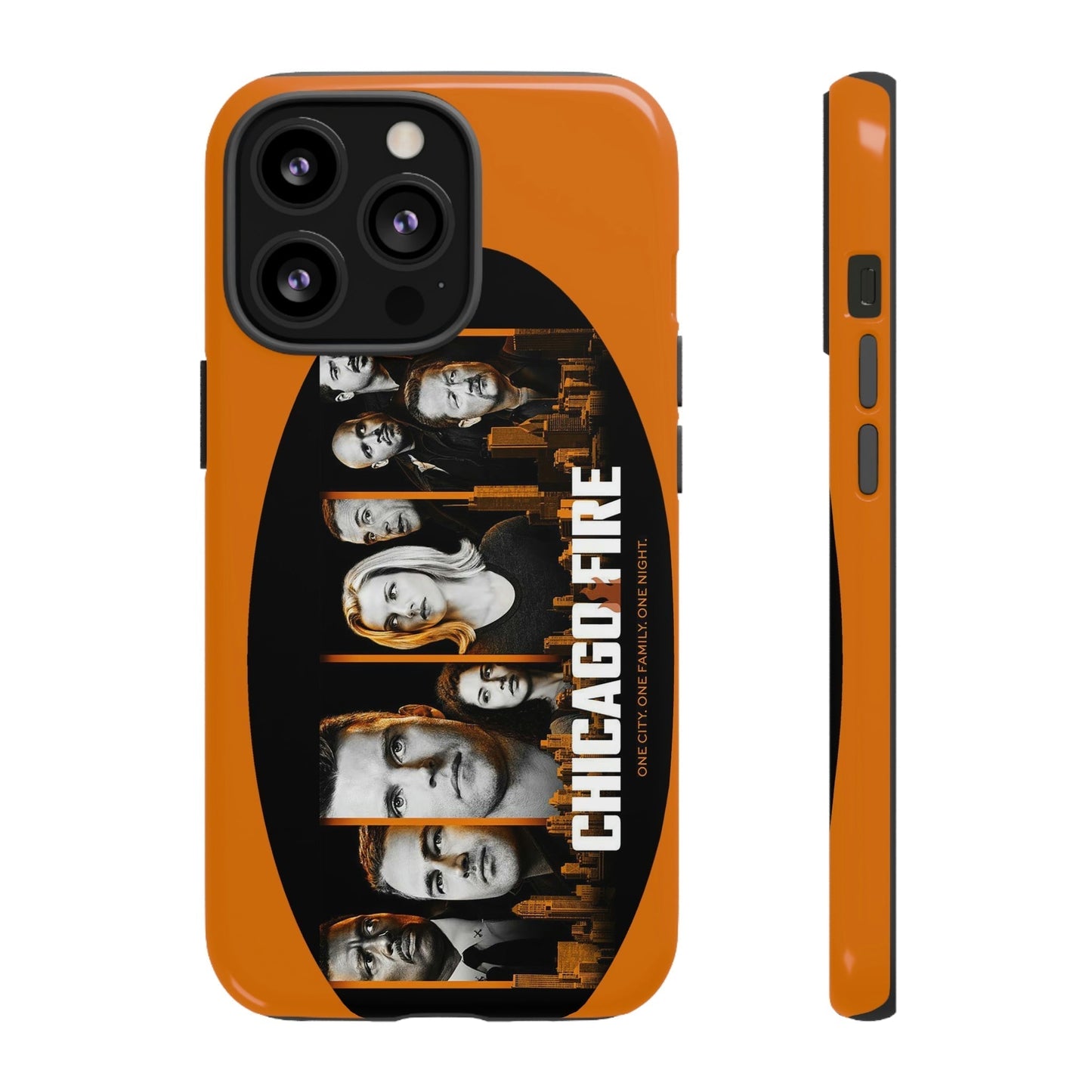 Phone Case-CHICAGO FIRE | Tough-iPhone 13 Pro-Glossy-PhoneCaseBoss-Phone-Best-Phone-Cases