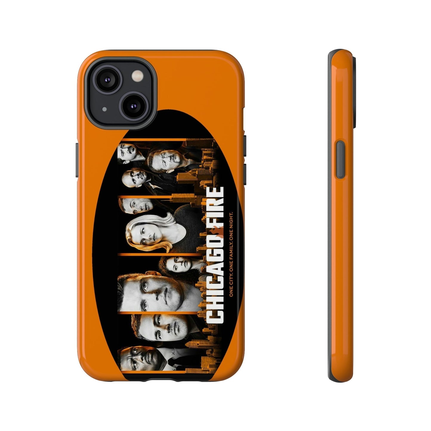 Phone Case-CHICAGO FIRE | Tough-iPhone 14 Plus-Glossy-PhoneCaseBoss-Phone-Best-Phone-Cases